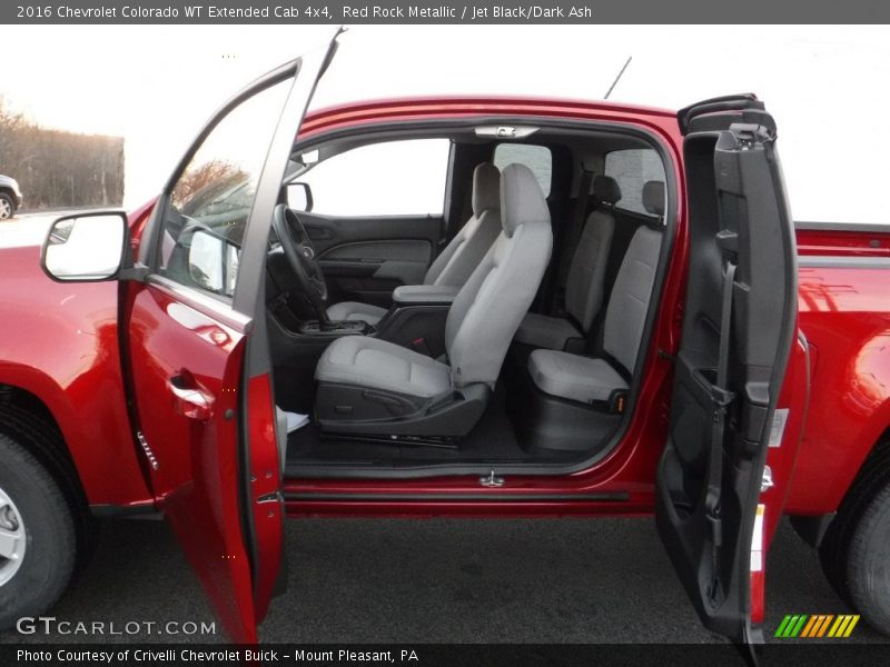 Red Rock Metallic / Jet Black/Dark Ash 2016 Chevrolet Colorado WT Extended Cab 4x4