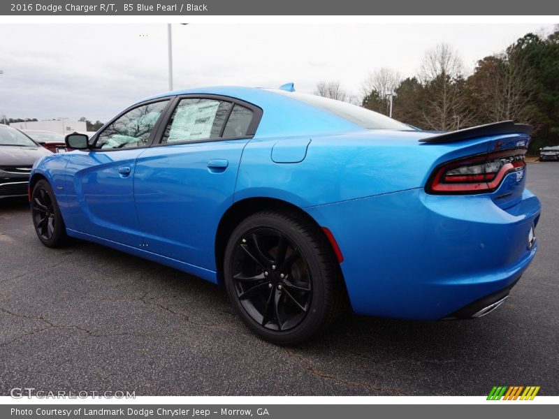 B5 Blue Pearl / Black 2016 Dodge Charger R/T