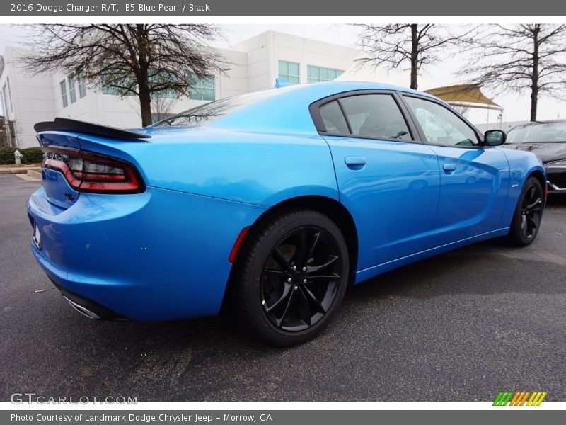 B5 Blue Pearl / Black 2016 Dodge Charger R/T