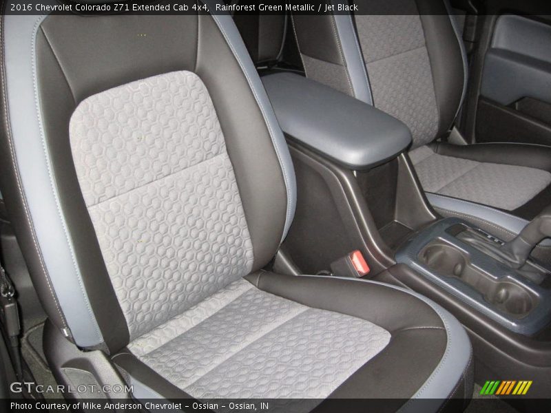 Rainforest Green Metallic / Jet Black 2016 Chevrolet Colorado Z71 Extended Cab 4x4