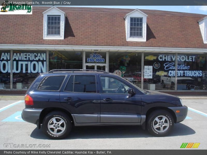 Moonlit Blue / Gray 2004 Hyundai Santa Fe