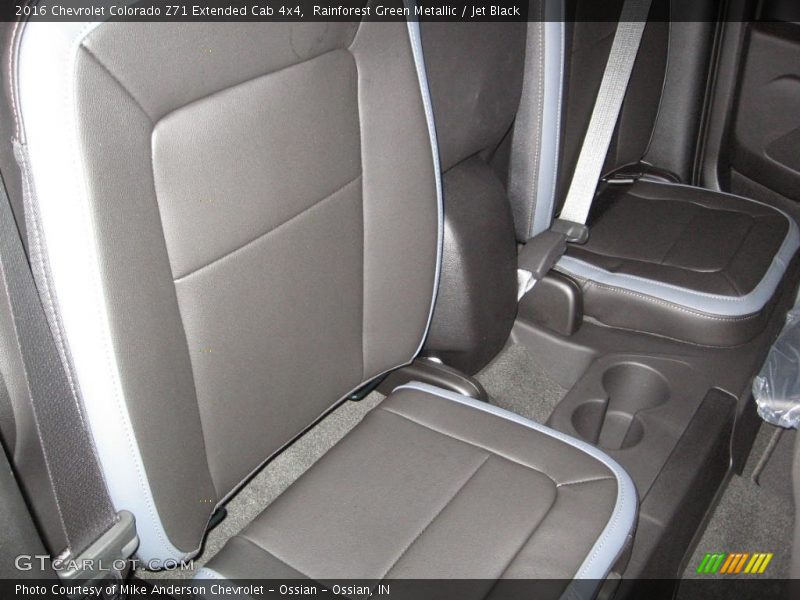 Rainforest Green Metallic / Jet Black 2016 Chevrolet Colorado Z71 Extended Cab 4x4