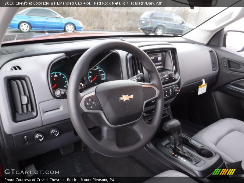 Red Rock Metallic / Jet Black/Dark Ash 2016 Chevrolet Colorado WT Extended Cab 4x4