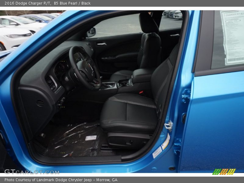 B5 Blue Pearl / Black 2016 Dodge Charger R/T