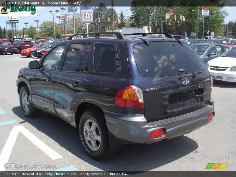 Moonlit Blue / Gray 2004 Hyundai Santa Fe
