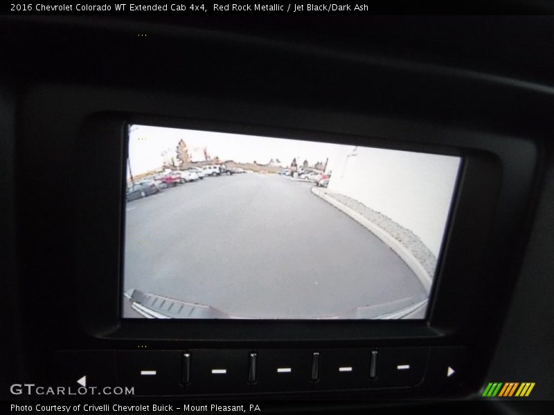 Red Rock Metallic / Jet Black/Dark Ash 2016 Chevrolet Colorado WT Extended Cab 4x4