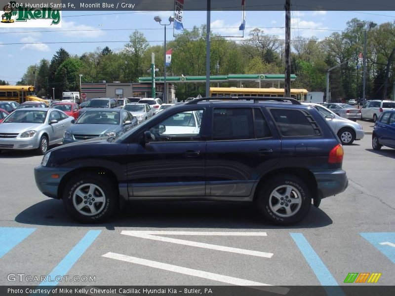 Moonlit Blue / Gray 2004 Hyundai Santa Fe