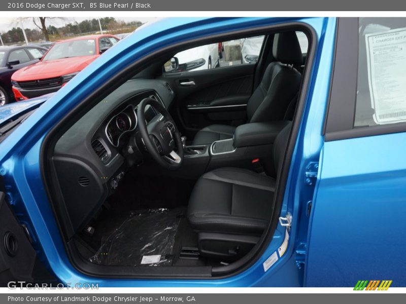 B5 Blue Pearl / Black 2016 Dodge Charger SXT