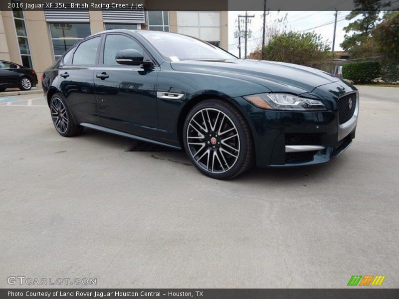 British Racing Green / Jet 2016 Jaguar XF 35t
