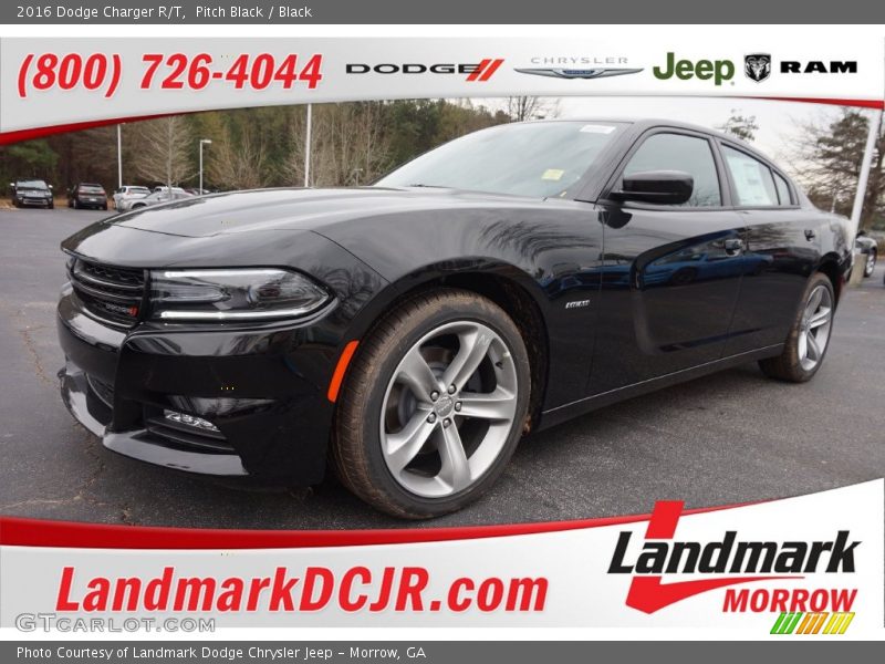 Pitch Black / Black 2016 Dodge Charger R/T