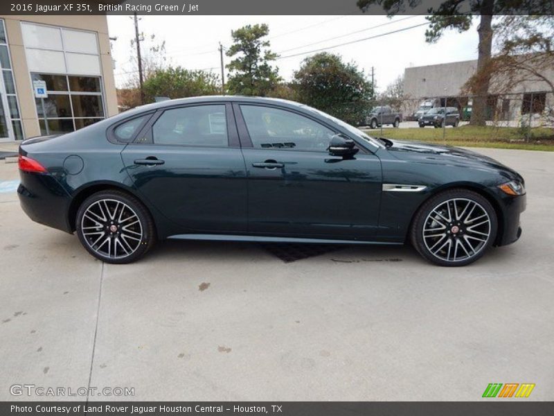 British Racing Green / Jet 2016 Jaguar XF 35t