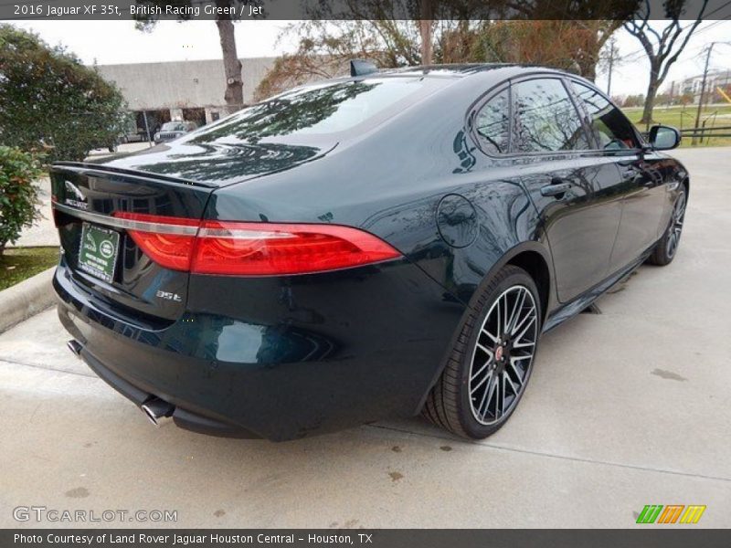 British Racing Green / Jet 2016 Jaguar XF 35t