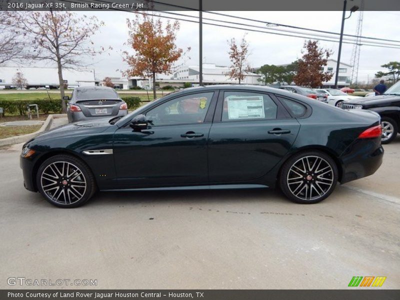 British Racing Green / Jet 2016 Jaguar XF 35t