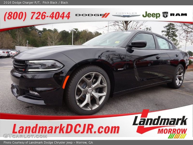 Pitch Black / Black 2016 Dodge Charger R/T
