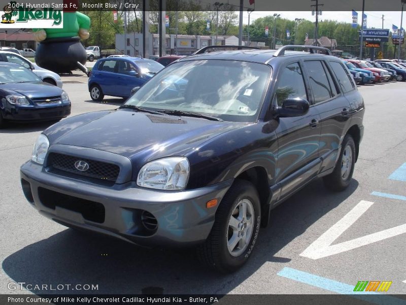 Moonlit Blue / Gray 2004 Hyundai Santa Fe