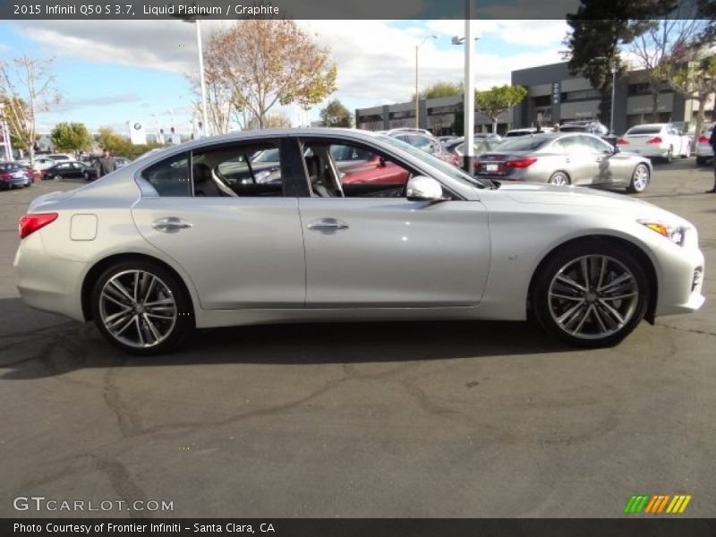 Liquid Platinum / Graphite 2015 Infiniti Q50 S 3.7