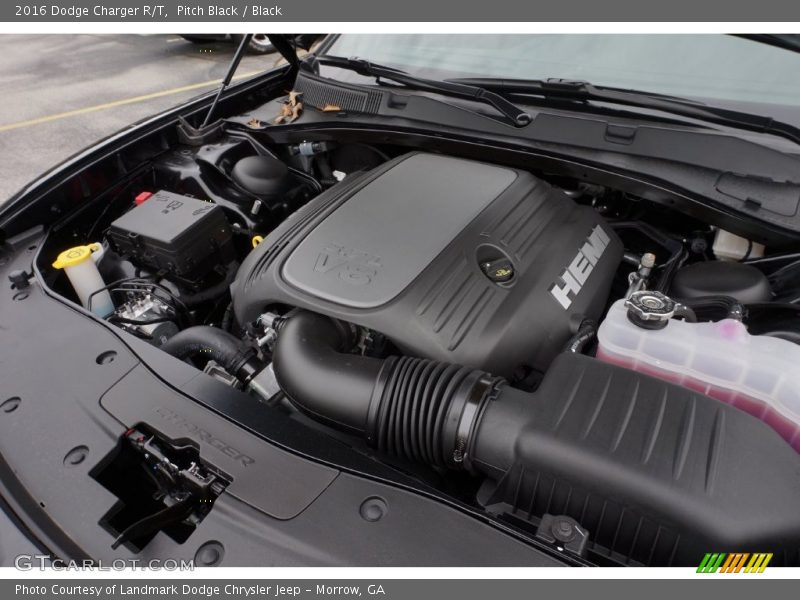 Pitch Black / Black 2016 Dodge Charger R/T