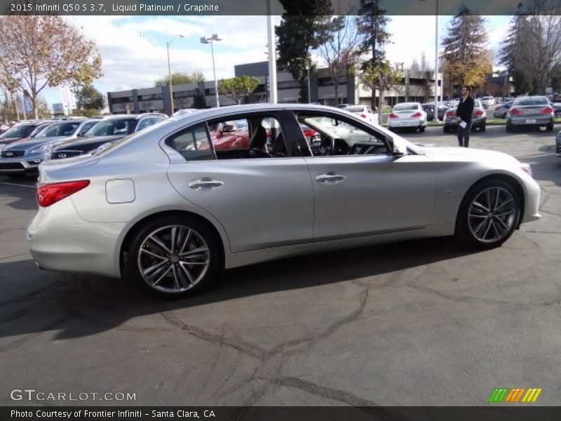 Liquid Platinum / Graphite 2015 Infiniti Q50 S 3.7