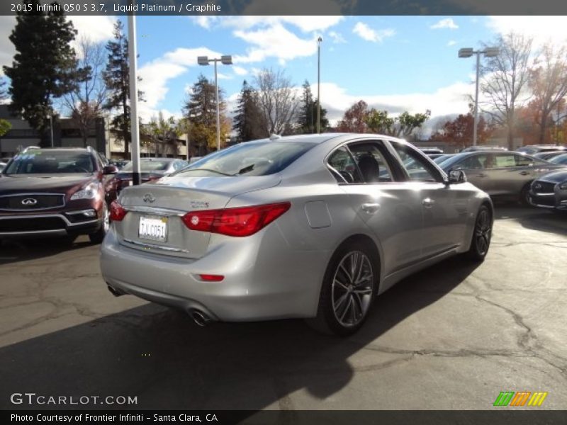 Liquid Platinum / Graphite 2015 Infiniti Q50 S 3.7