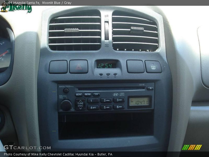 Moonlit Blue / Gray 2004 Hyundai Santa Fe
