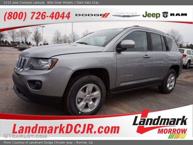 Billet Silver Metallic / Dark Slate Gray 2016 Jeep Compass Latitude