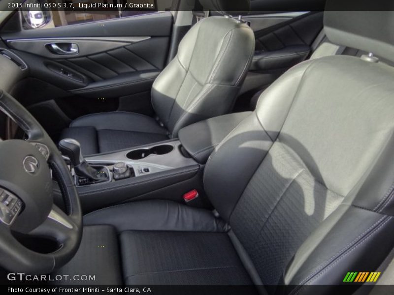 Liquid Platinum / Graphite 2015 Infiniti Q50 S 3.7