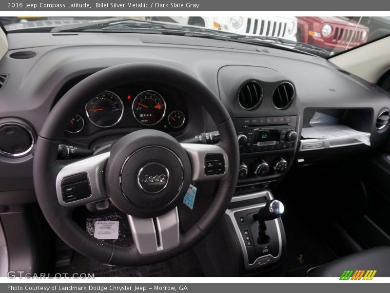 Billet Silver Metallic / Dark Slate Gray 2016 Jeep Compass Latitude