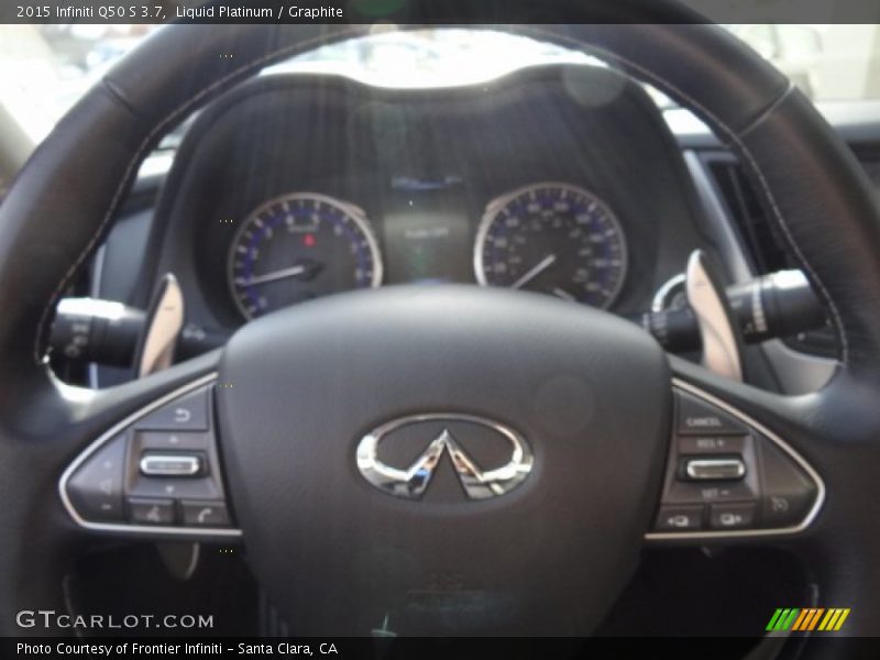 Liquid Platinum / Graphite 2015 Infiniti Q50 S 3.7