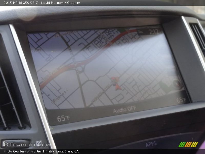 Liquid Platinum / Graphite 2015 Infiniti Q50 S 3.7
