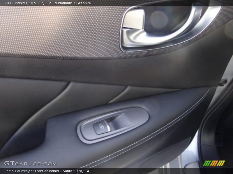 Liquid Platinum / Graphite 2015 Infiniti Q50 S 3.7