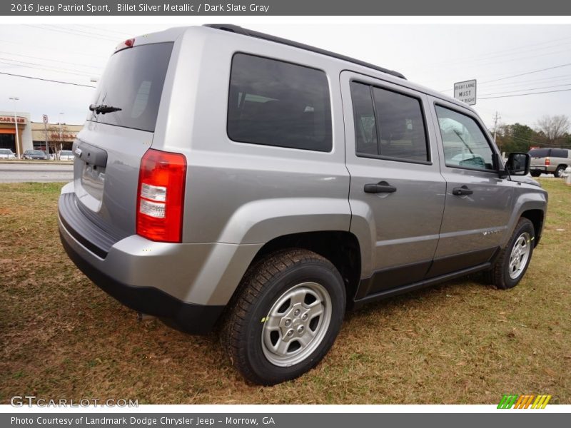 Billet Silver Metallic / Dark Slate Gray 2016 Jeep Patriot Sport