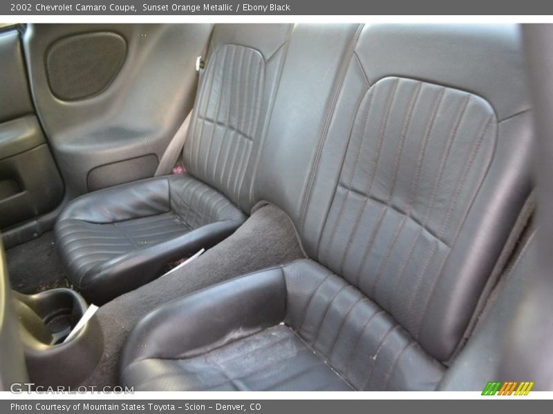 Sunset Orange Metallic / Ebony Black 2002 Chevrolet Camaro Coupe