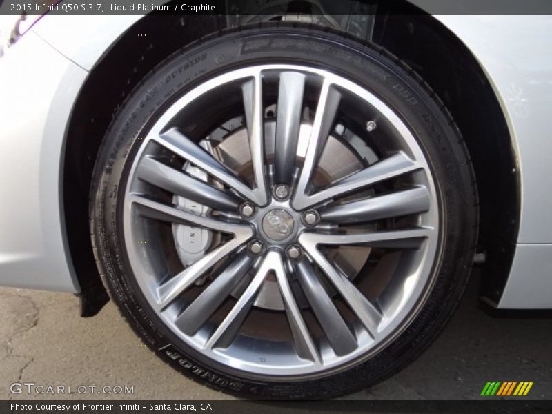 Liquid Platinum / Graphite 2015 Infiniti Q50 S 3.7