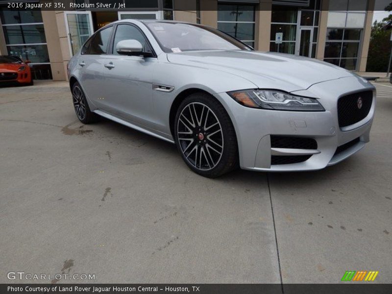 Rhodium Silver / Jet 2016 Jaguar XF 35t