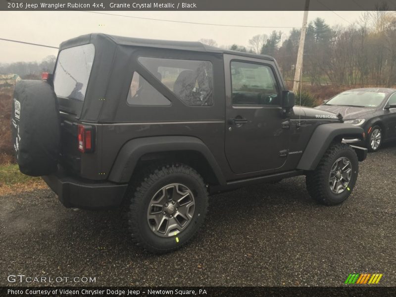 Granite Crystal Metallic / Black 2016 Jeep Wrangler Rubicon 4x4