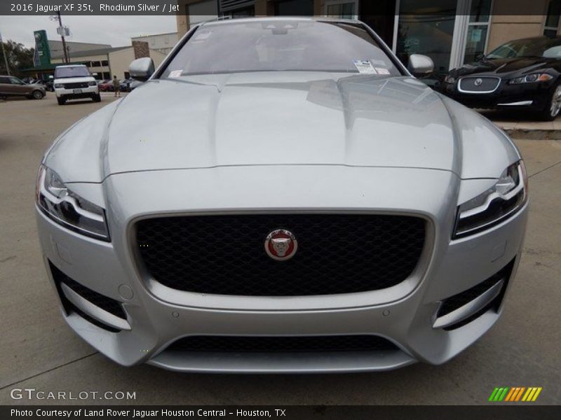 Rhodium Silver / Jet 2016 Jaguar XF 35t