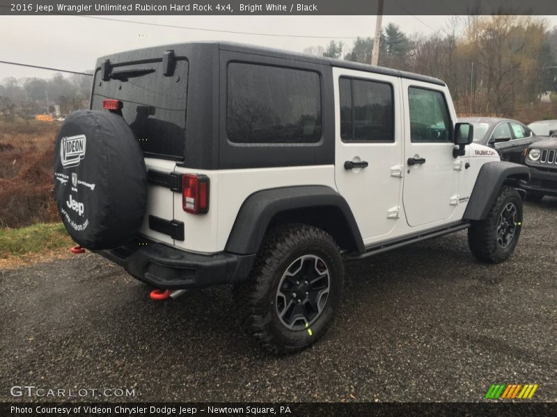 Bright White / Black 2016 Jeep Wrangler Unlimited Rubicon Hard Rock 4x4