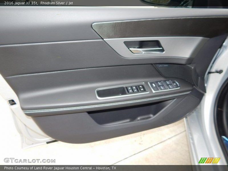 Rhodium Silver / Jet 2016 Jaguar XF 35t