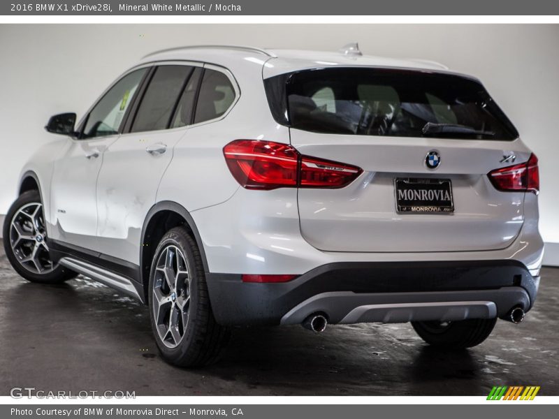 Mineral White Metallic / Mocha 2016 BMW X1 xDrive28i