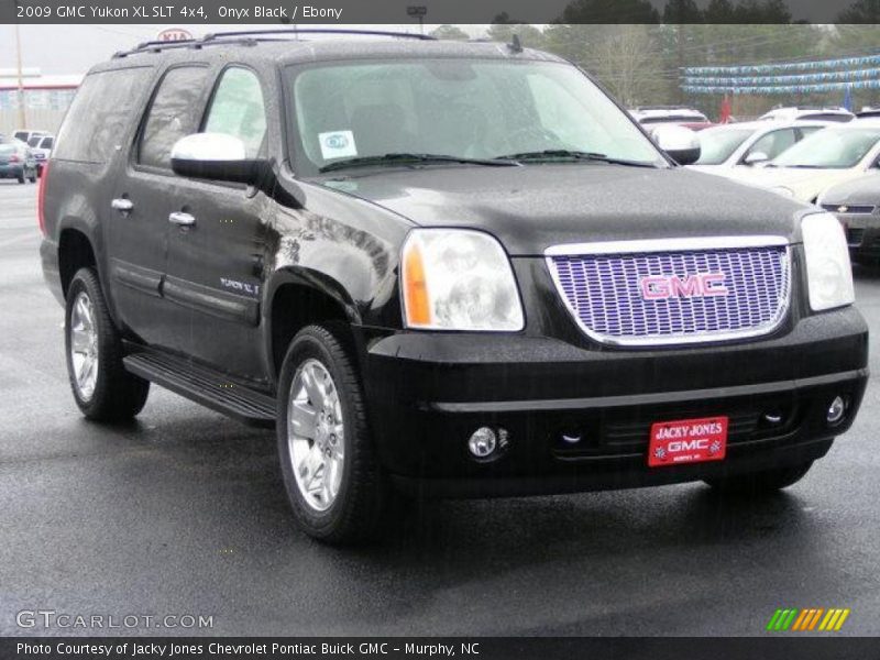 Onyx Black / Ebony 2009 GMC Yukon XL SLT 4x4