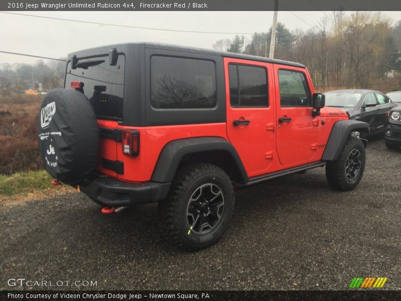 Firecracker Red / Black 2016 Jeep Wrangler Unlimited Rubicon 4x4