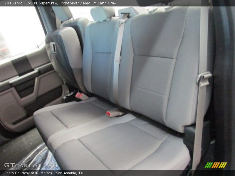 Ingot Silver / Medium Earth Gray 2016 Ford F150 XL SuperCrew