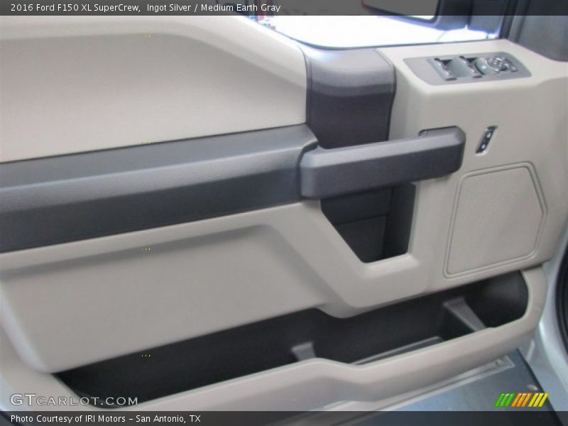 Ingot Silver / Medium Earth Gray 2016 Ford F150 XL SuperCrew