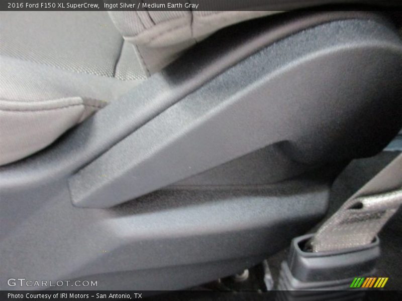 Ingot Silver / Medium Earth Gray 2016 Ford F150 XL SuperCrew
