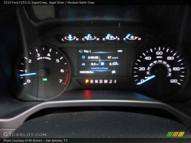 Ingot Silver / Medium Earth Gray 2016 Ford F150 XL SuperCrew