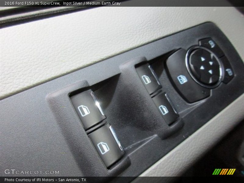 Ingot Silver / Medium Earth Gray 2016 Ford F150 XL SuperCrew