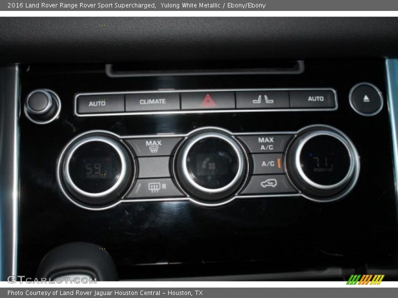 Controls of 2016 Range Rover Sport Supercharged