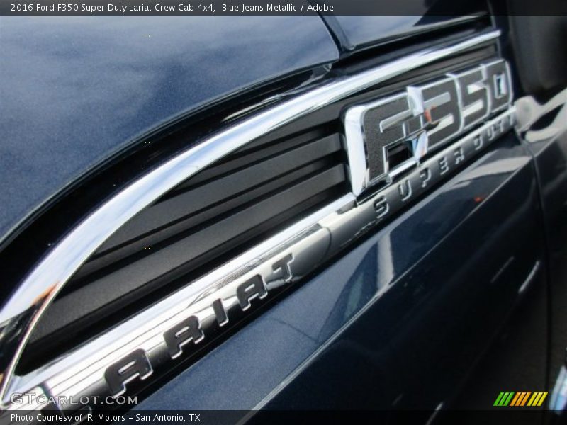 Blue Jeans Metallic / Adobe 2016 Ford F350 Super Duty Lariat Crew Cab 4x4