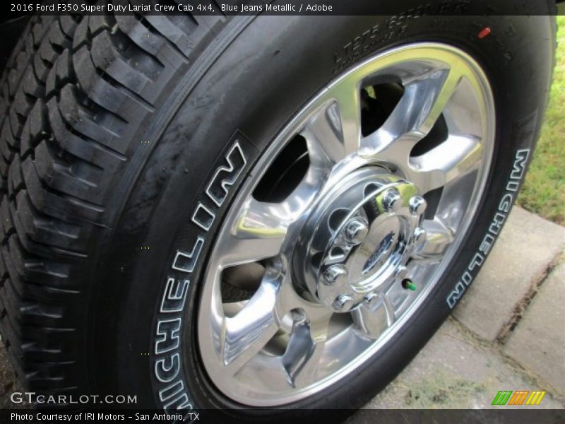 Blue Jeans Metallic / Adobe 2016 Ford F350 Super Duty Lariat Crew Cab 4x4