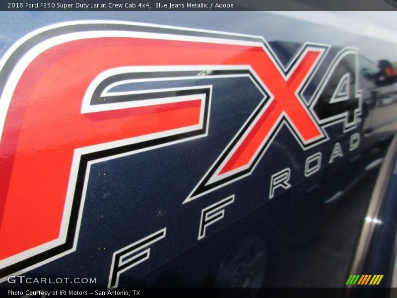Blue Jeans Metallic / Adobe 2016 Ford F350 Super Duty Lariat Crew Cab 4x4